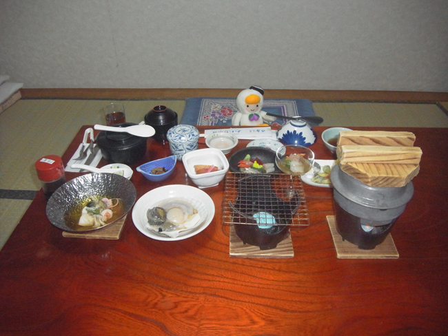 あわび山荘部屋食