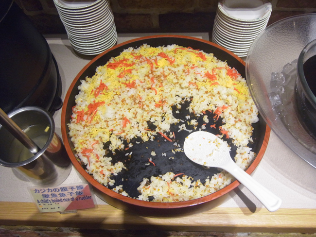 カジカの腹子飯