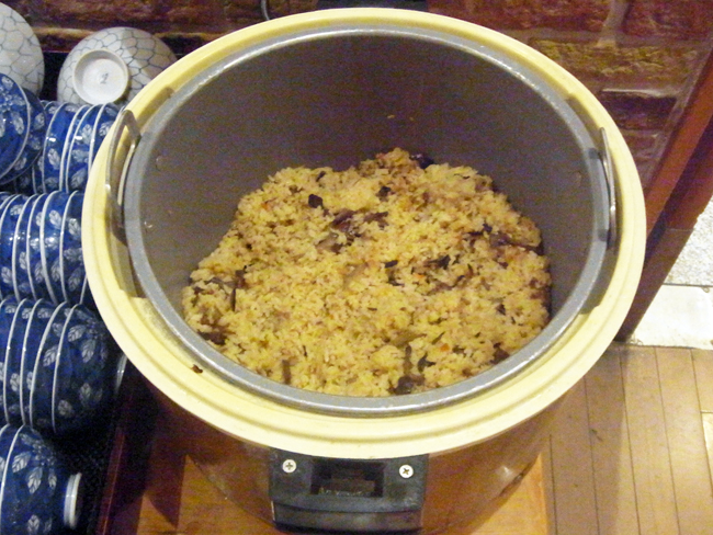 きのこ炊き込みご飯