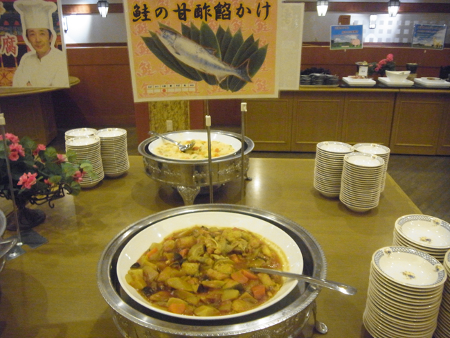 鮭の甘酢餡かけ