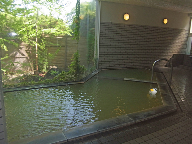 熱めの湯