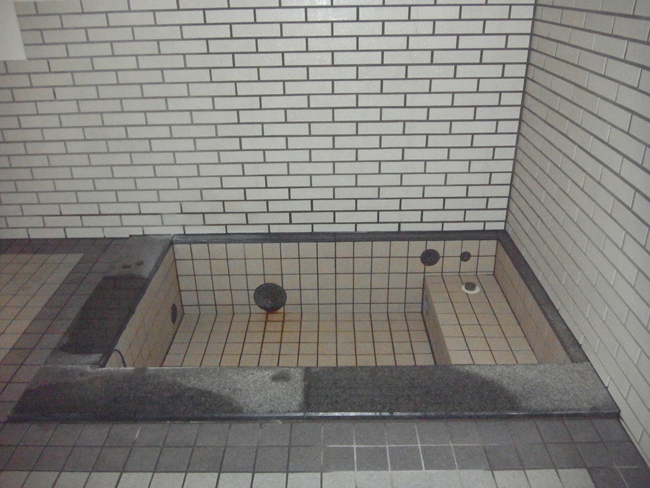 使われていない浴槽