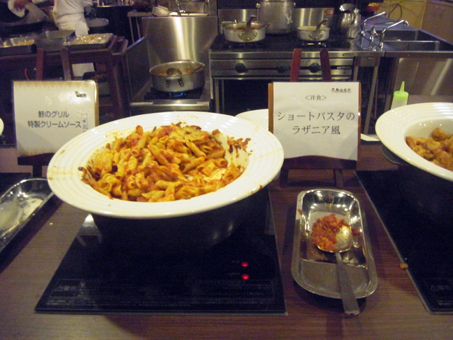 ショートパスタのラザニア風