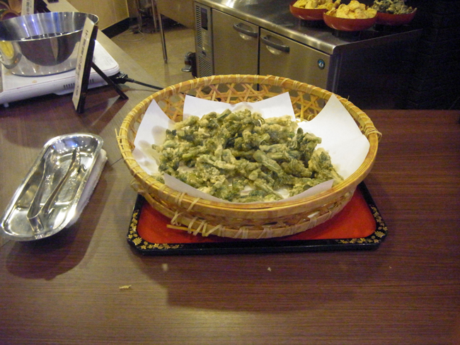 えんどう豆の天プア