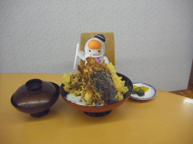 天丼頂きます。