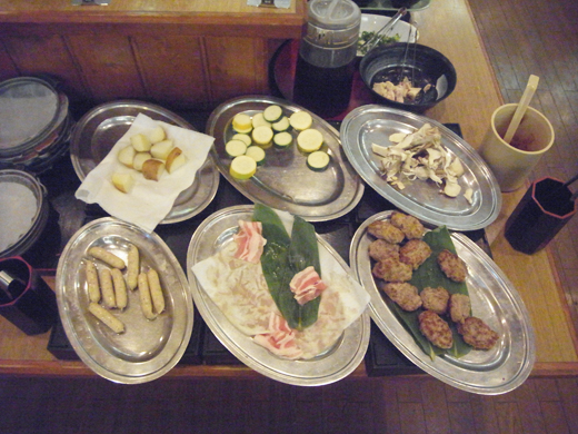 肉鍋用食材