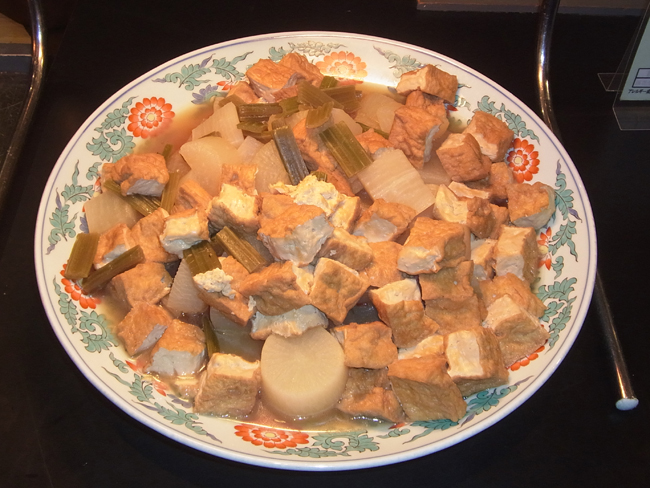 厚揚げ豆腐と大根