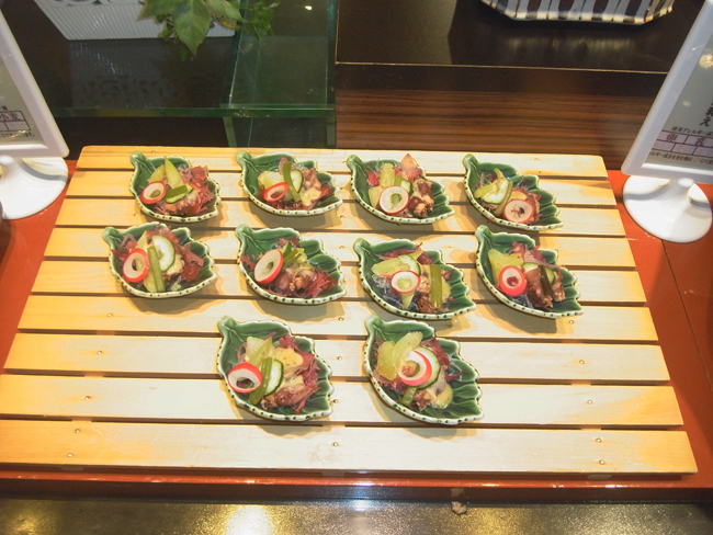 ホタルイカ・うど酢味噌和