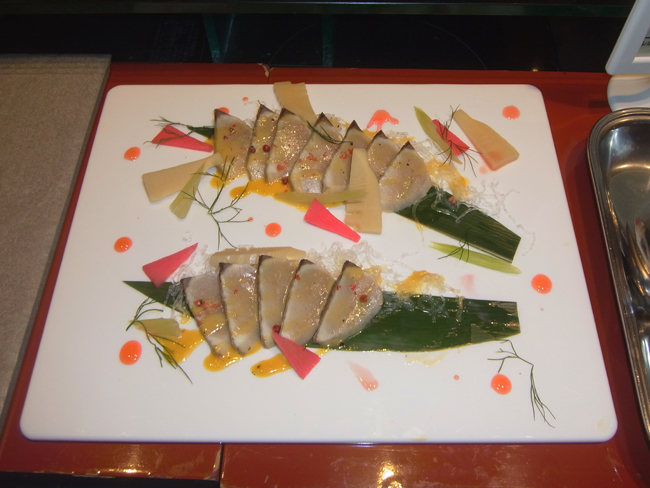 タケノコとさわら焼き霜のサラダ仕立て