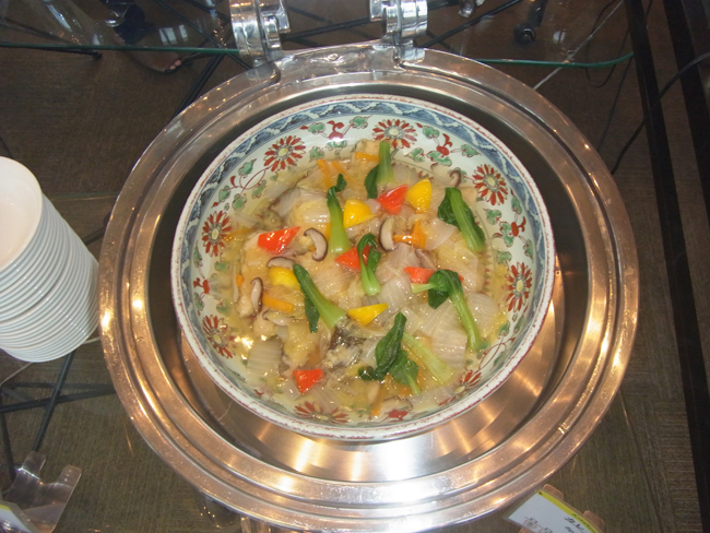 カレイの餡かけ