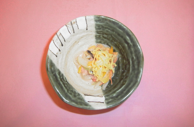 スモークサーモンのマリネ