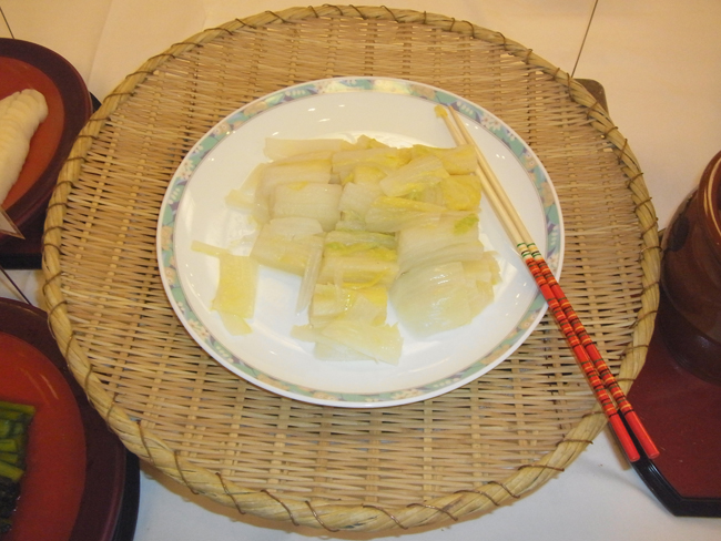 白菜の御浸し