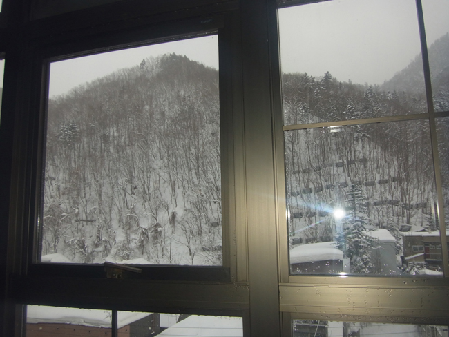 定山渓の景色