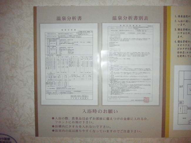 泉質表
