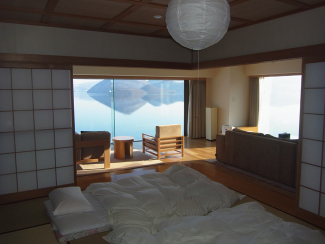 和室から