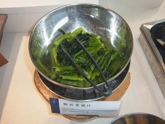 野沢菜漬け