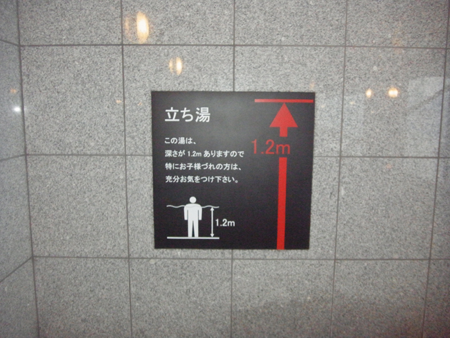 立ち湯深さ