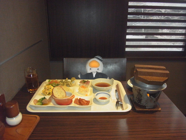 石水亭夕食