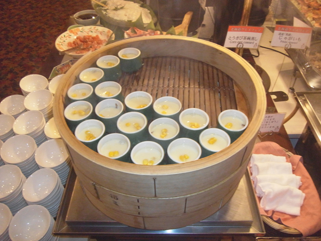 とうもろこしの茶碗蒸し