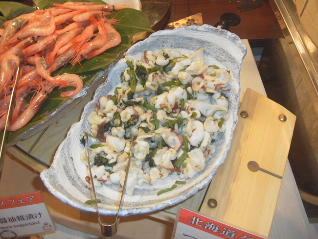 山ワサビ入り蛸のつんつん和え