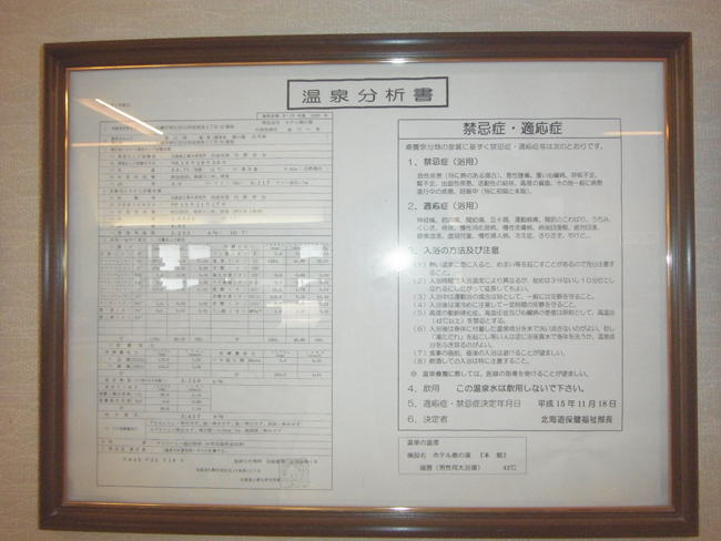泉質表