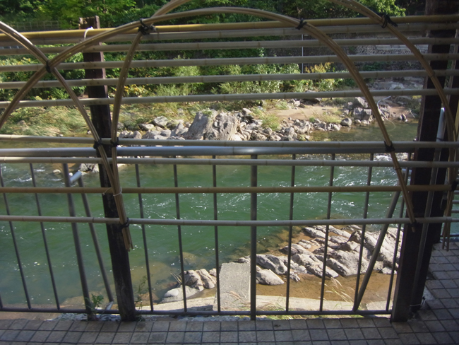 豊平川の見える温泉