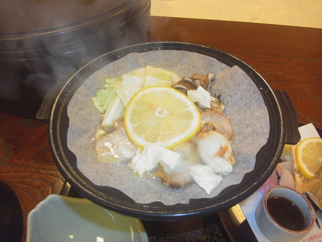 ホタテ鉄板焼き