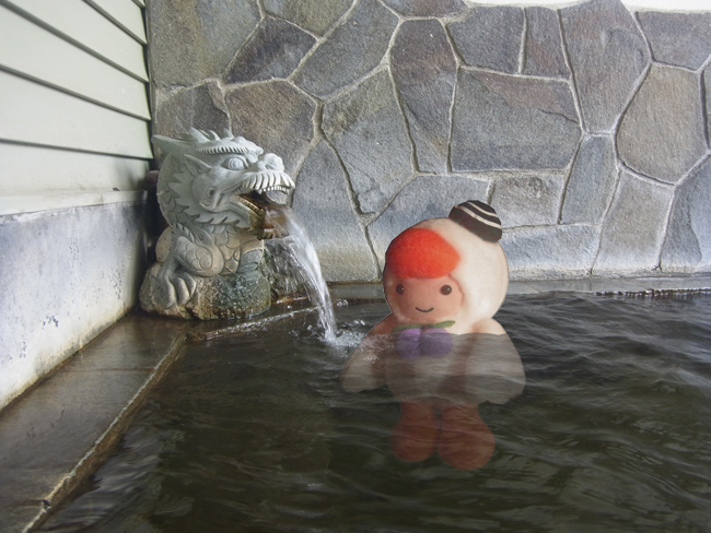 龍の放水口