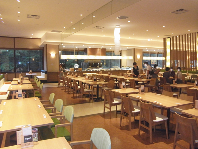 第一滝本館バイキング会場