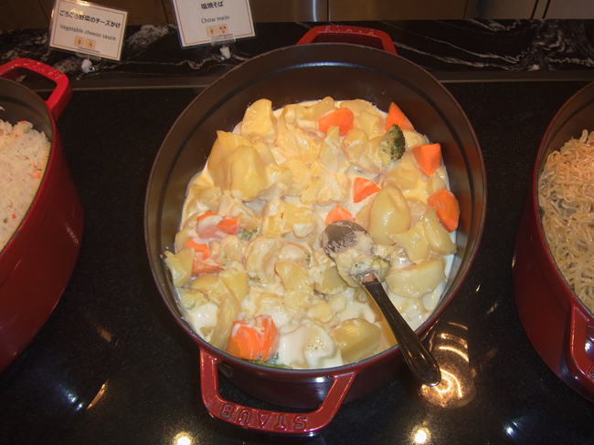 ごろごろ野菜のチーズがけ