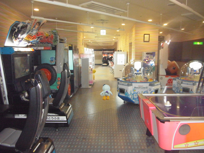 温泉宿のゲーセン