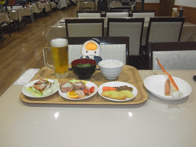 洞爺温泉ホテル華美夕食