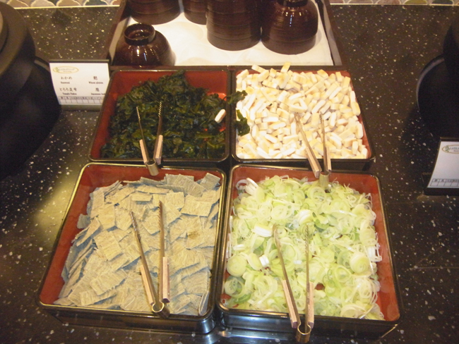 お粥の具材