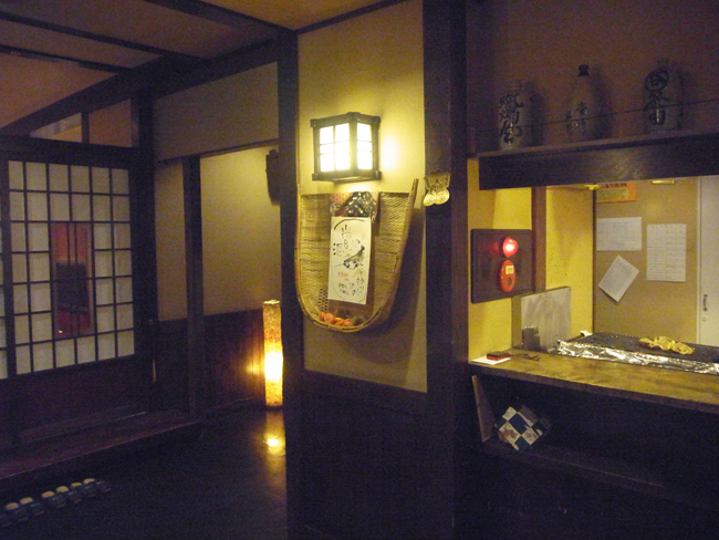 夕食会場