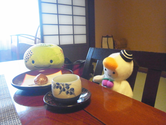 自家製温泉まんじゅう