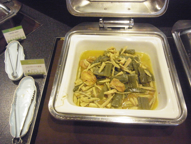 ふきと竹の子の煮物