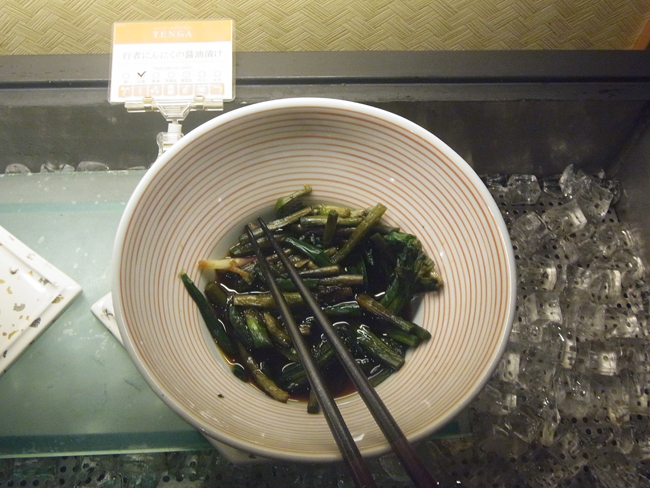 行者にんにくの醤油漬け